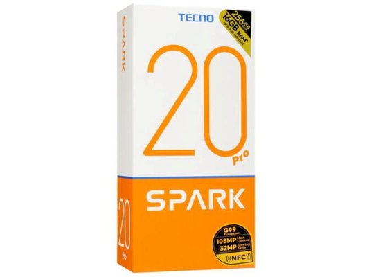 Смартфон Tecno Spark 20 Pro 8/256Gb Frosty Ivory